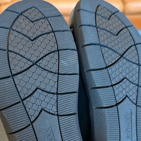 SoftWalk San Marcos II Clogs Black Woven size 9M - Picture 7 of 12